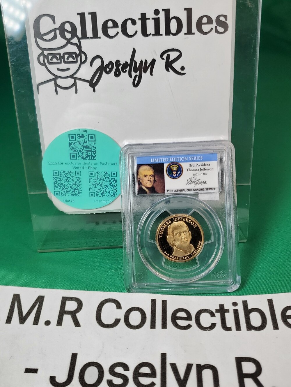 Thomas Jefferson PCGS PR69DCAM: Stunning Deep Cameo Proof